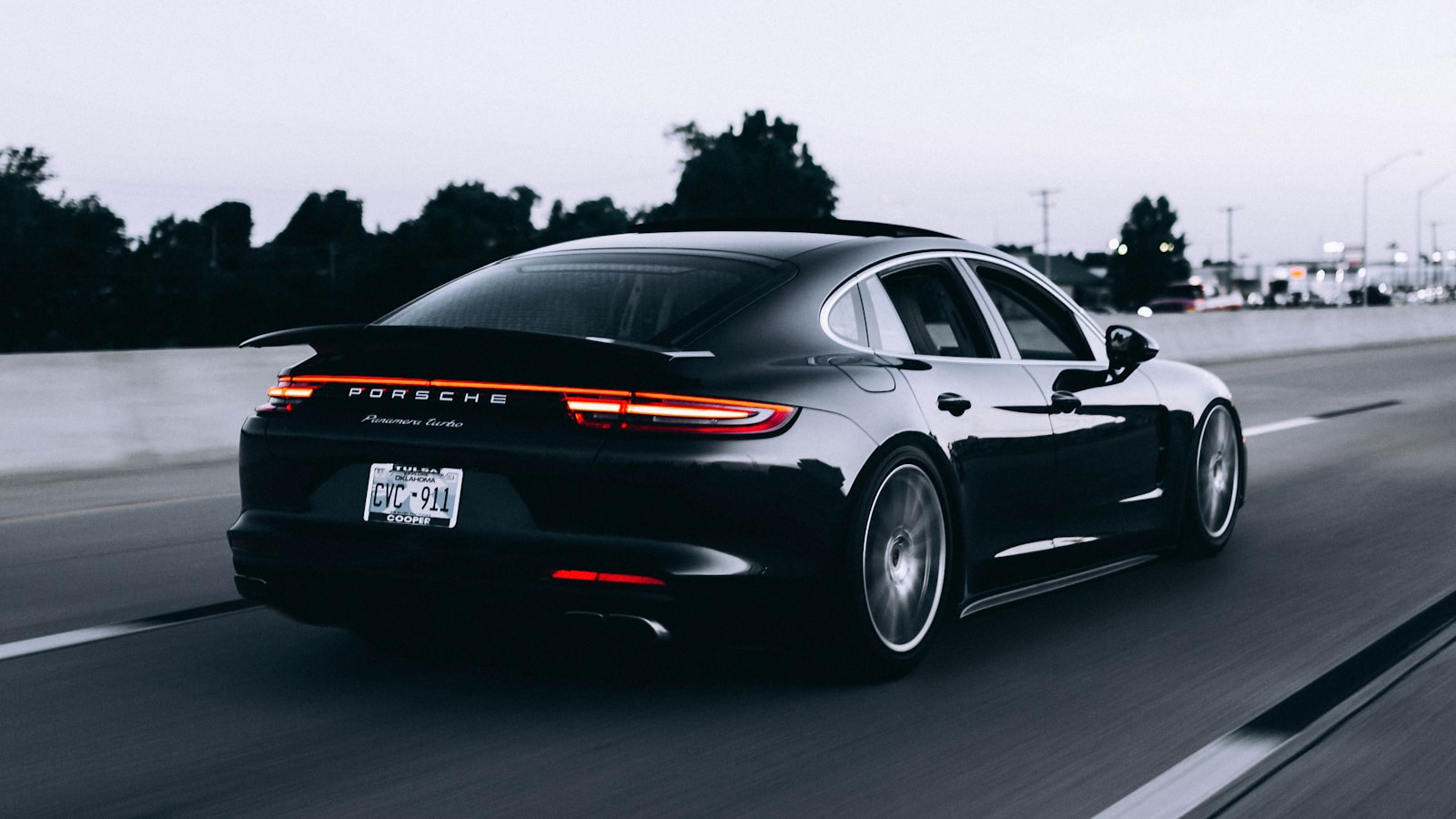Car on open road